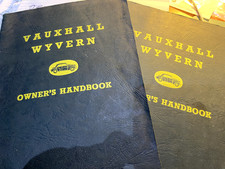 1954 VAUXHALL WYVERN OWNERS