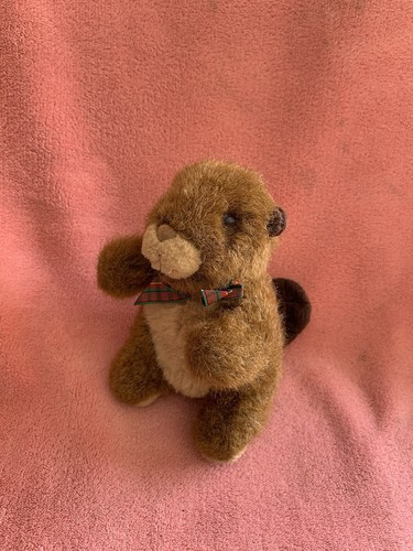 Russ berrie bucky beaver plush - berrie,