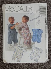 VINTAGE McCall's 5487 Infant's Jumpsuit - Two Lengths - Uncut