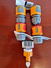2 Hozelock Aqua Stop Connector 2 Hozelock Standard Connectors & 1 tap connector