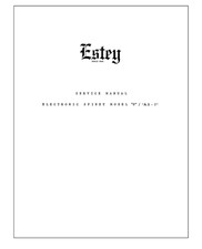Estey S Estey AS-1 Service