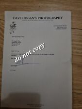Reg Kray Photographic Negative And Letter