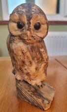 VINTAGE TAWNY OWL FIGURE BY VICTOR HAYTON '76 HANDMADE SCOTLAND BORDER FINE ARTS