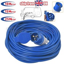 10M 15M 25M Waterproof Camping Caravan Motorhome Electric Mains Hook Up Cable