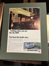 Morris 1800 Sales Poster Brochure Original