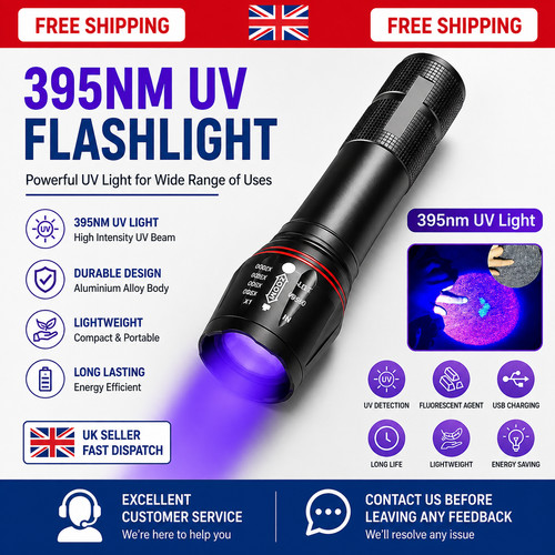 395nm led flashlight - uv,