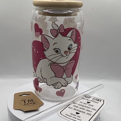 Marie aristocats glass tumbler - aristocats,