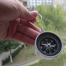 Pocket Mini Camping Hiking Compasses Lightweight Aluminum Outdoor Travel Tool