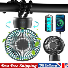 Mini Desk Fan Small Quiet Personal Cooler W/ USB Powered Portable Table Fan New