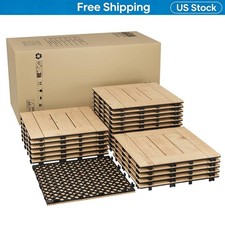 Acacia Wood 22 Pack Deck Tiles