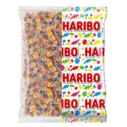 Haribo rainbow pixel candy bag - haribo,