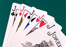 Giant playing cards joker - giant,