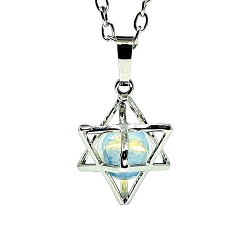 Merkaba pendant necklace - pendant,