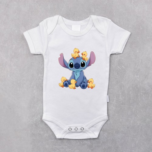 Cute stitch baby onesie - stitch,