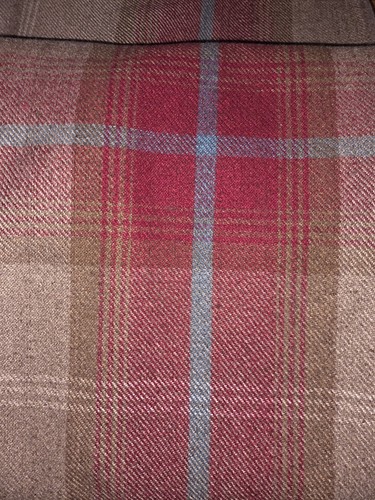 Dunelm highland check wine - dunelm,