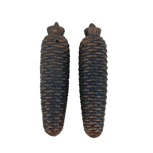 Pair large old cast - pair,