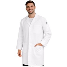 Work Coat Unisex White Lab