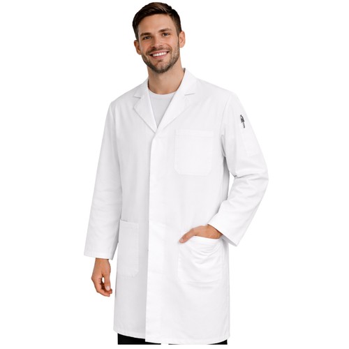 Work coat unisex white lab - coat,