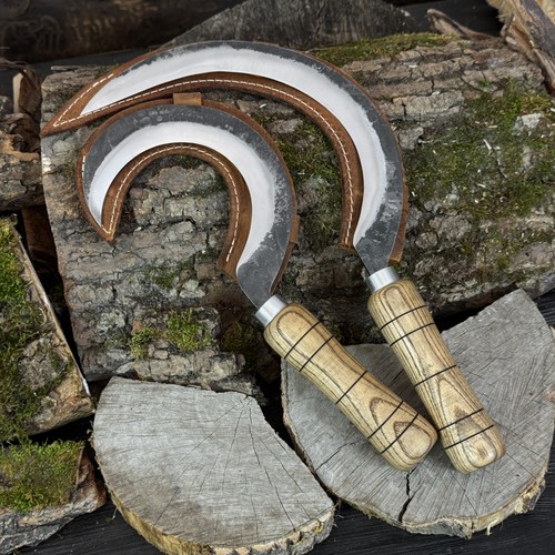 Garden sickles with sheaths - sickles,