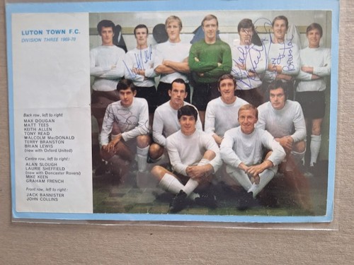 Luton town 1969 - 1969-70, squad