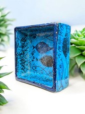 Vintage BITOSSI Ceramic Bowl Ashtray Aldo Londi Pesce Fish S.620/15 Art Pottery