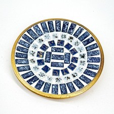 VINTAGE MOSAIC CERAMIC PLATE