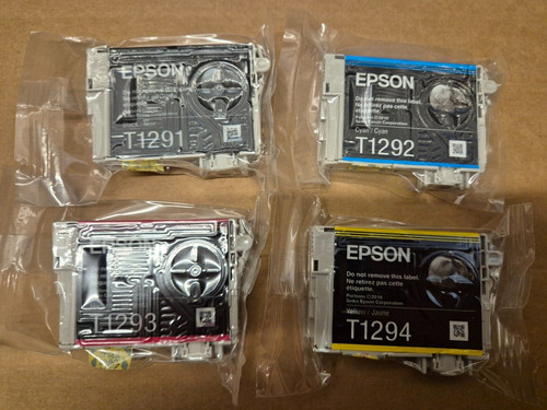T1295 epson genuine black - black, cyan