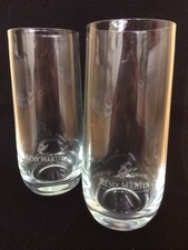 Remy Martin Fine Champagne Cognac Long Drink Clear Glass x2 (GREAT GIFT)