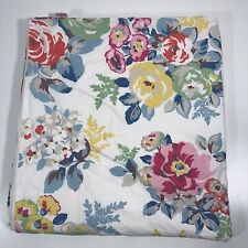 Cath Kidston Regal Rose Duvet Cover Queen White Floral Cottagecore Fabric Chic