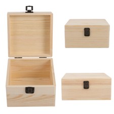 Natural Finish Wooden Storage