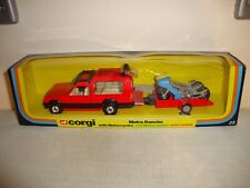 CORGI TOYS GIFT SET 25 MATRA RANCHO WITH MOTORCYCLES - NR MINT in original BOX
