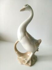 Vintage Bofill & Roig S.A Porcelain Goose Figurine Made In Spain Home Deco
