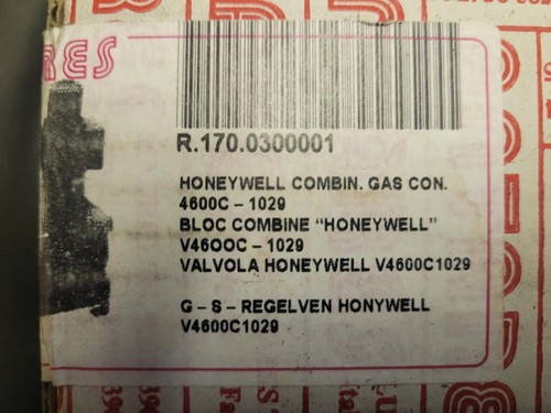 Honeywell v4600c 1029 gas - honeywell,