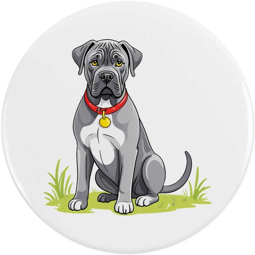 Cane corso dog button - 'cane, /