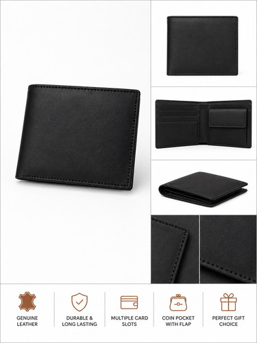 Mens rfid protected real - rfid,