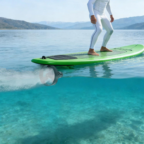 Electric fin stand paddle - fin, up