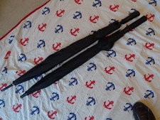 Job lot bundle 2x huge black golf style umbrellas.