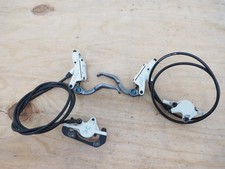 2008 Hayes Stroker Trail Hydraulic White Mountain Bike Disc Brake Set 