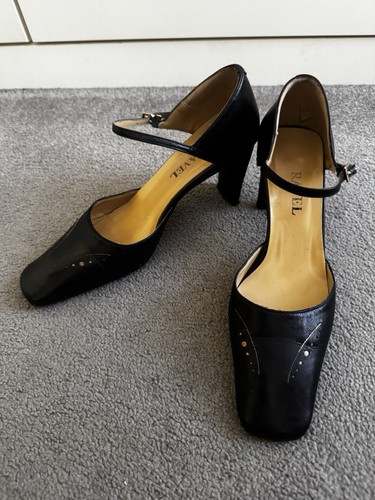 Ravel black leather mary jane - black,