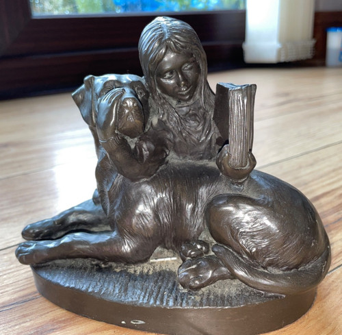 Genesis fine arts bronze girl - genesis,