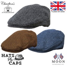 Flat Cap Tweed 100% Wool