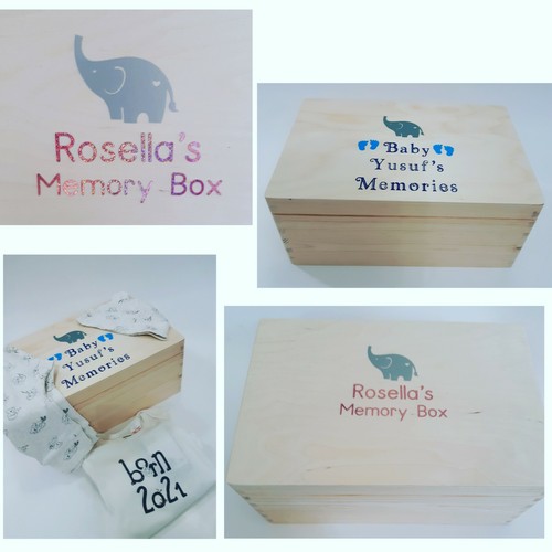Personalised wooden new baby - personalised,