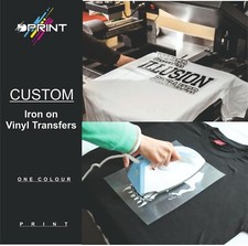 CUSTOM VINYL T SHIRT TRANSFER