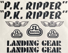 PK RIPPER BMX Bike Stickers