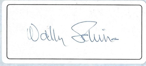 Wally schirra signed label - signed,