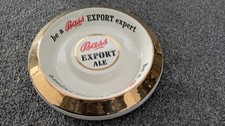 Vintage BASS Export Ceramic Ashtray Pub Barware Advertising 