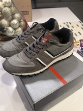 PRADA Men's Cream Grey