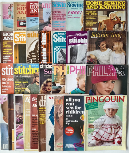 Various vintage knitting - various,
