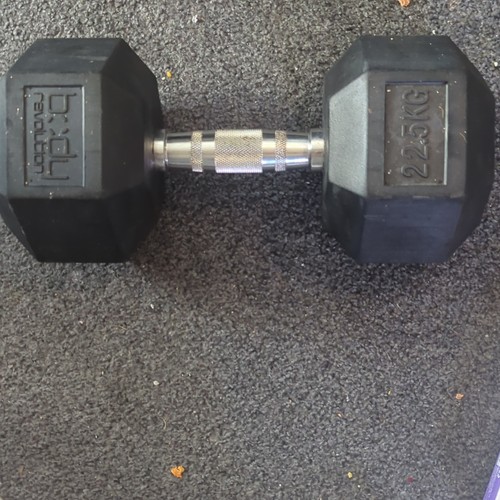 Hex dumbbell rubber - dumbbell,