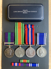 Welsh Guards Palestine 1945-48 and Police Long Service Medal Group
